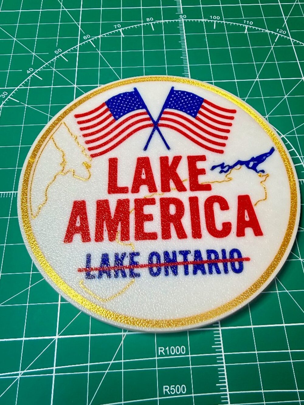 Lake America Drink Coaster
